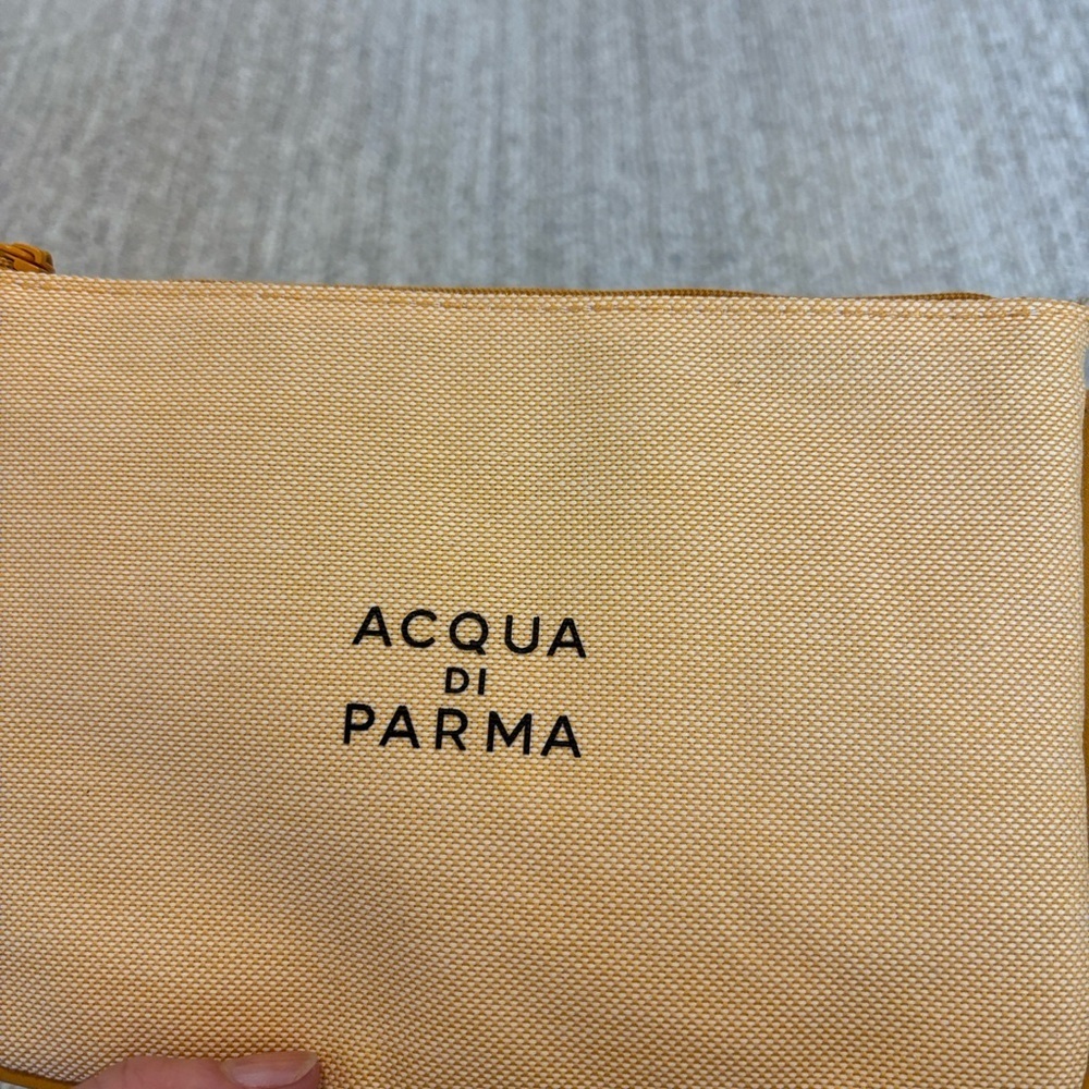 ACQUA DI PARMA travel bags SET of TWO cosmetic bags makeup case travel accessory - Picture 4 of 14